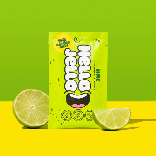 HELLO JELLO Lime sachet with fresh lime